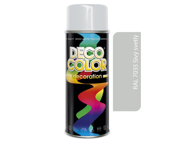 DECO COLOR sprej RAL 7035 sivý svetlý 400 ml